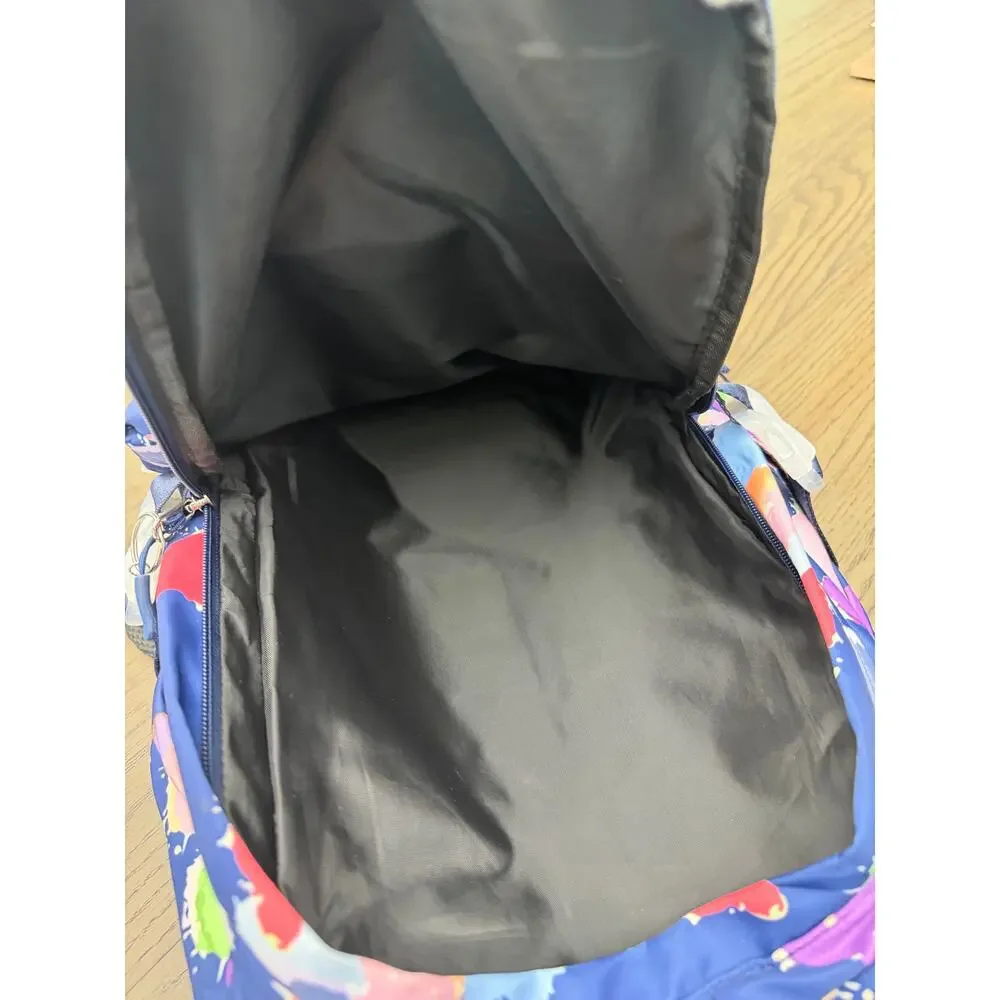 Girls Backpack & Lunch Bag Set Paint Splatter Print